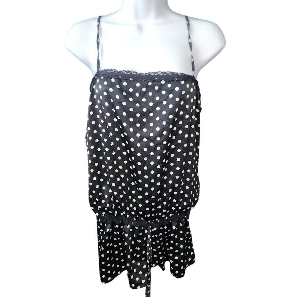 Sophie & Me Polka-dot One Piece Silky Pajamas Sz‎ Sm